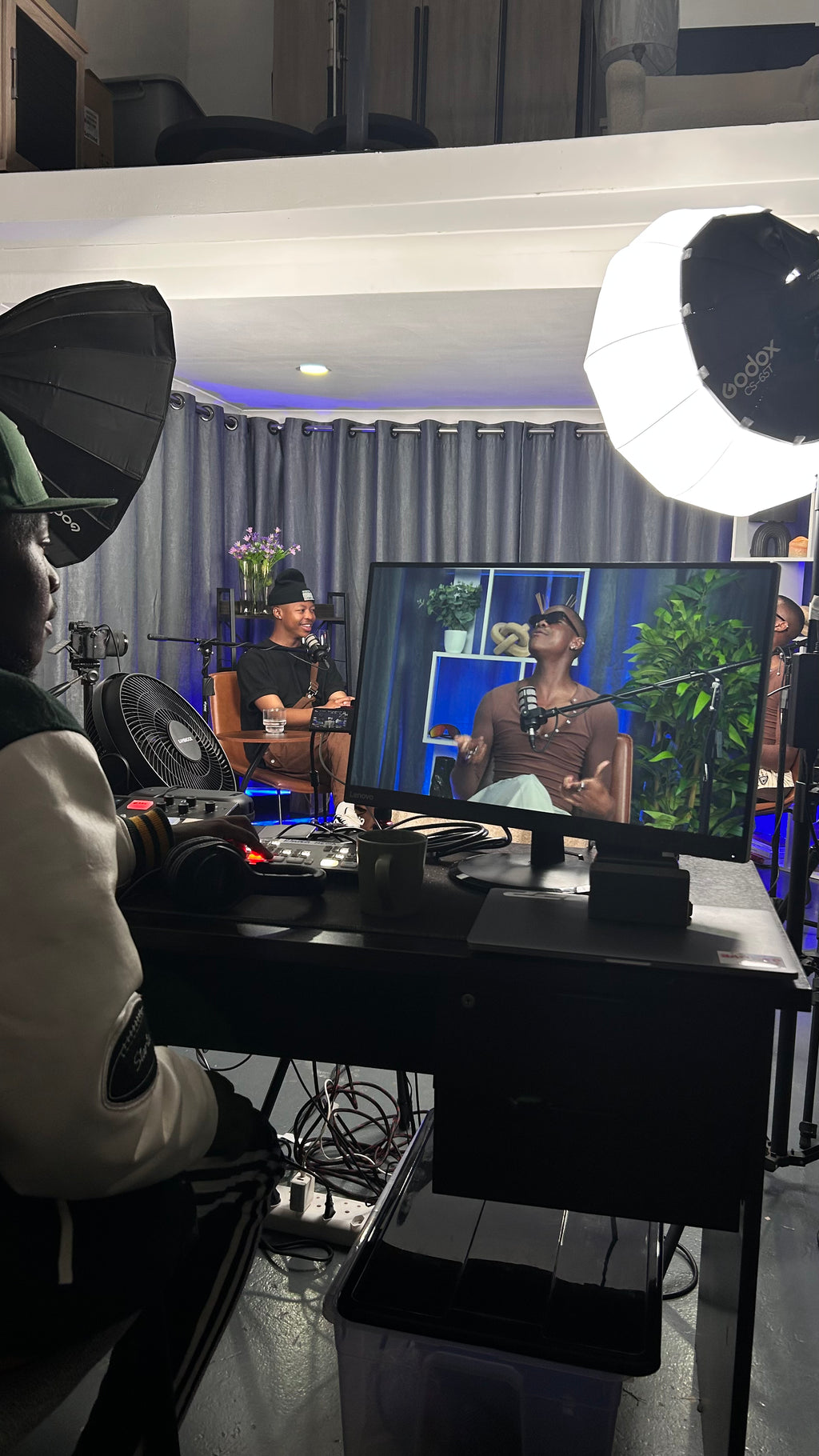 Podcast Shoot (Video + Audio Studio)