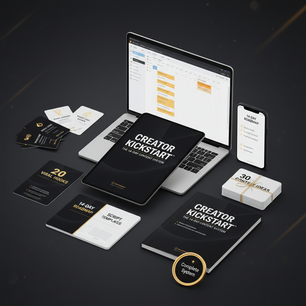 Creator Kickstart Premium Bundle Mockup