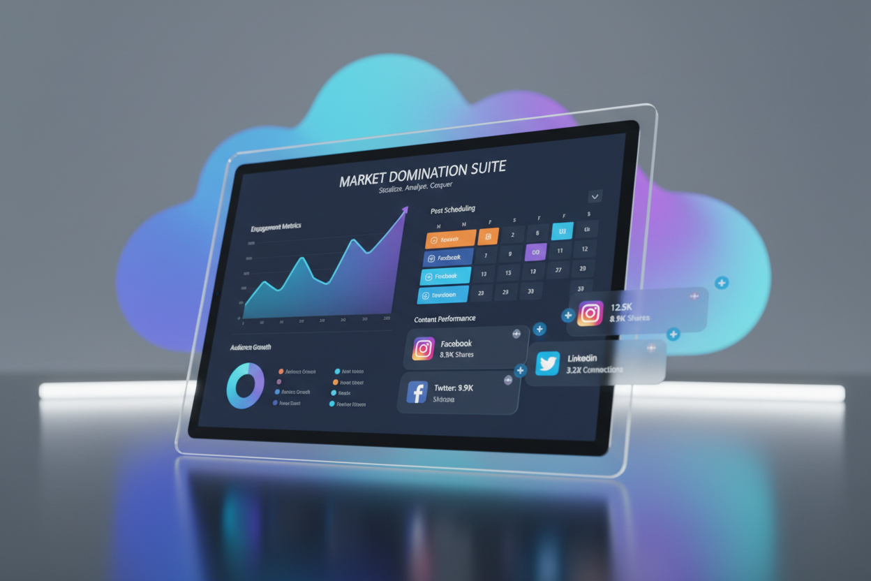 MARKET DOMINATION SUITE social media management 